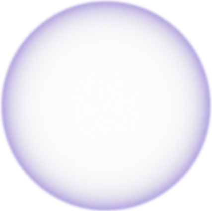 Dreamy Gradient Circle in Outlined Purple